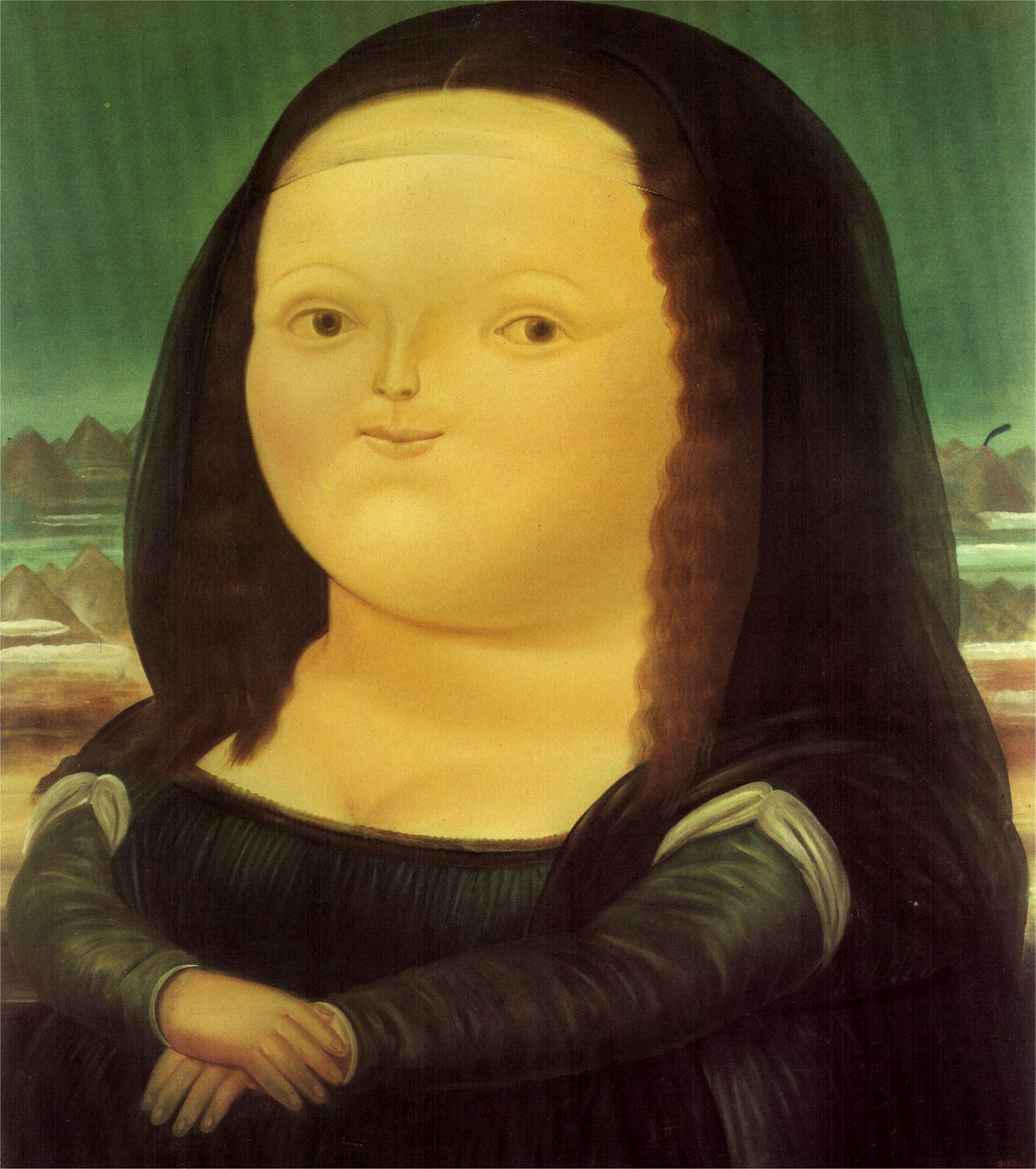 Fernando Botero, 1977, Colombian Abstract