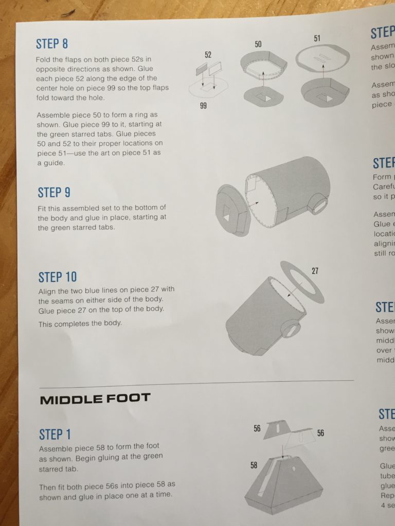 Step 8 within the instruction booklet