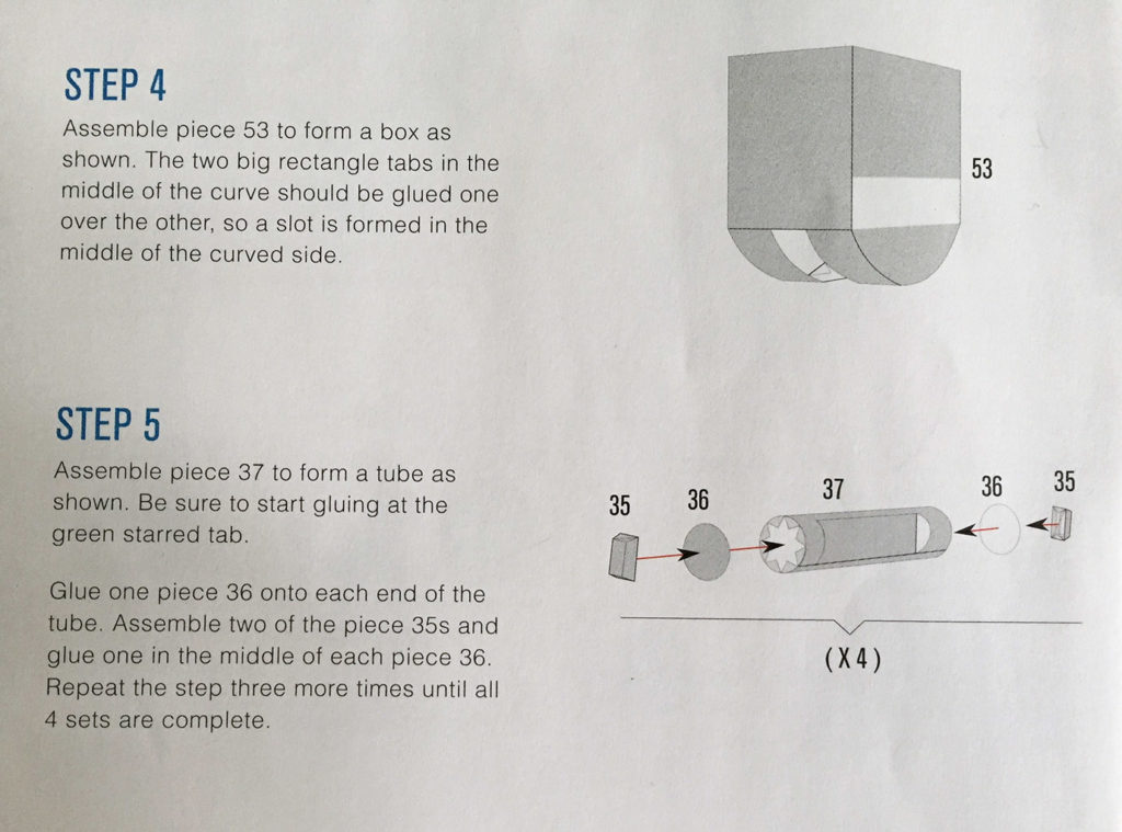 Step 5 for the Middle Foot