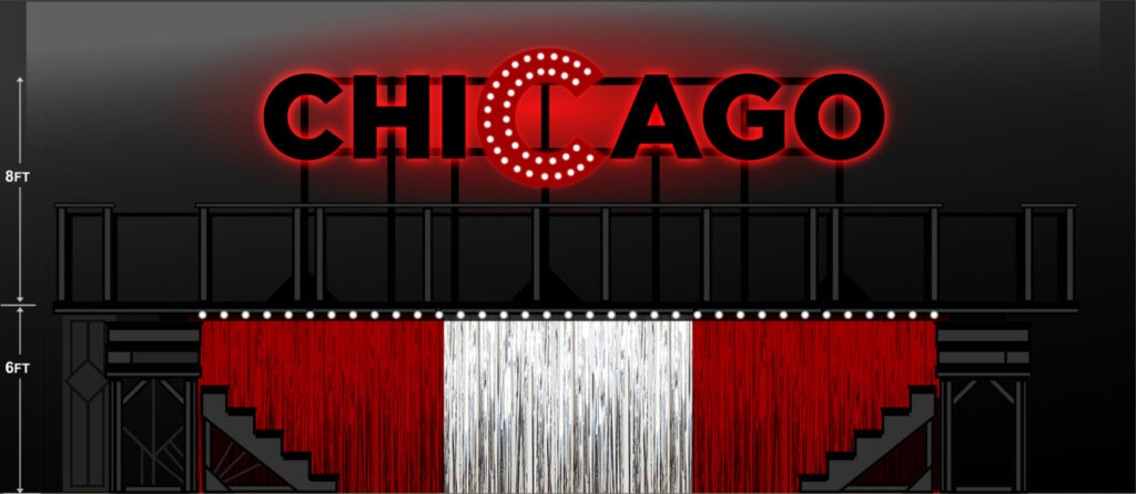 set design for Chicago